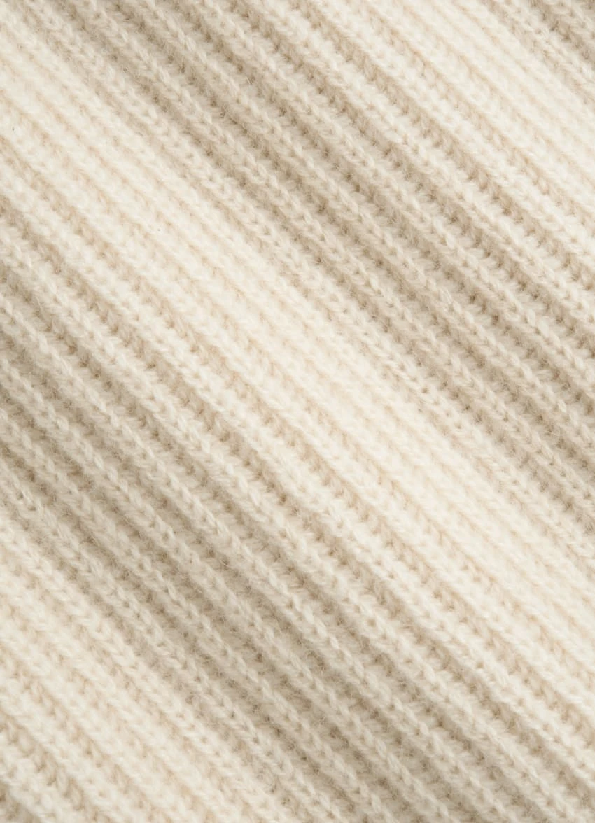 Off-White Ribbed Turtleneck 7 Off-White Ribbed Turtleneck - Image 7