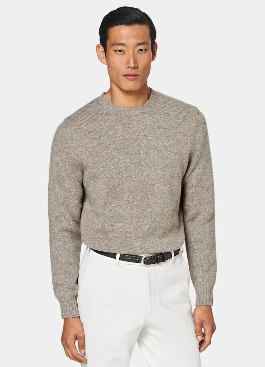 Light Brown Crewneck 2 Light Brown Crewneck - Image 2