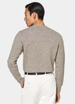 Light Brown Crewneck 11 Light Brown Crewneck -Suit Supply SW1525 105