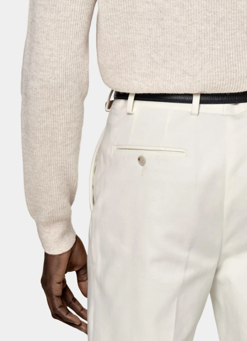 Light Brown Ribbed Long Sleeve Buttonless Polo Shirt 3 Light Brown Ribbed Long Sleeve Buttonless Polo Shirt - Image 3