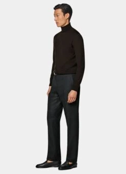 Dark Brown Turtleneck 10 Dark Brown Turtleneck -Suit Supply SW1548 104
