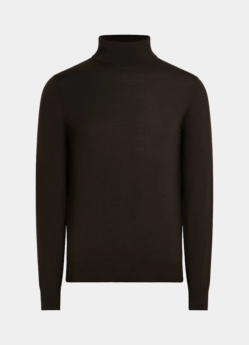 Dark Brown Turtleneck 7 Dark Brown Turtleneck - Image 7