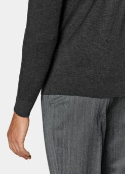 Dark Grey V-Neck 10 Dark Grey V-Neck -Suit Supply SW1556 103