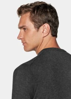 Dark Grey V-Neck 12 Dark Grey V-Neck -Suit Supply SW1556 105