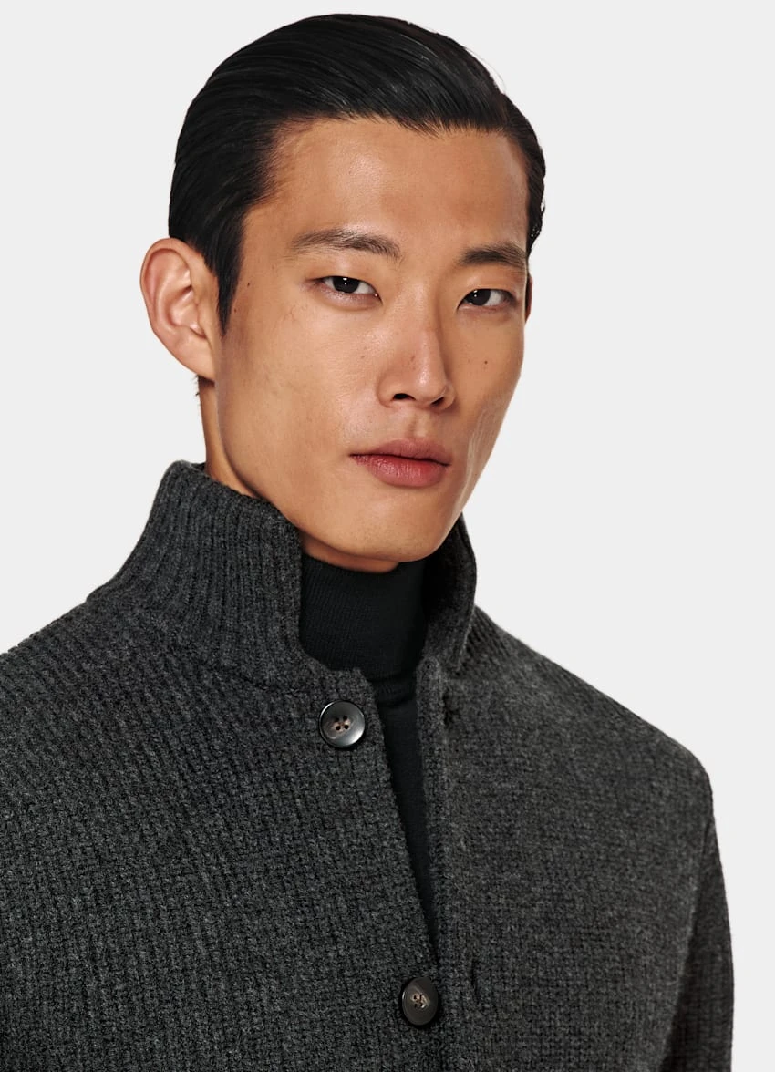 Dark Grey Cardigan 1 Dark Grey Cardigan