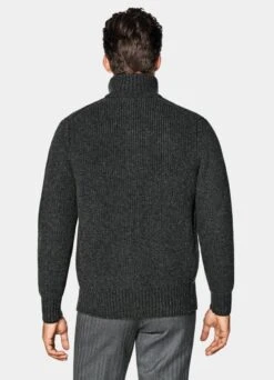 Dark Grey Cardigan 13 Dark Grey Cardigan -Suit Supply SW1557 106