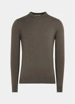 Taupe Crewneck 13 Taupe Crewneck -Suit Supply SW1613 25