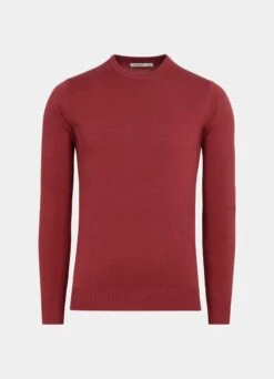 Red Crewneck 13 Red Crewneck -Suit Supply SW1616 25