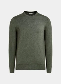 Dark Green Crewneck 15 Dark Green Crewneck -Suit Supply SW1621 25