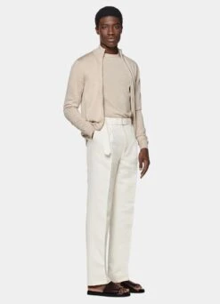 Sand Zip Cardigan 11 Sand Zip Cardigan -Suit Supply SW1623 134