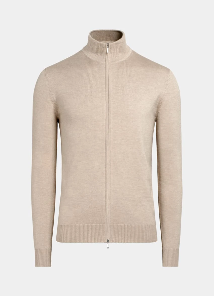 Sand Zip Cardigan 8 Sand Zip Cardigan - Image 8