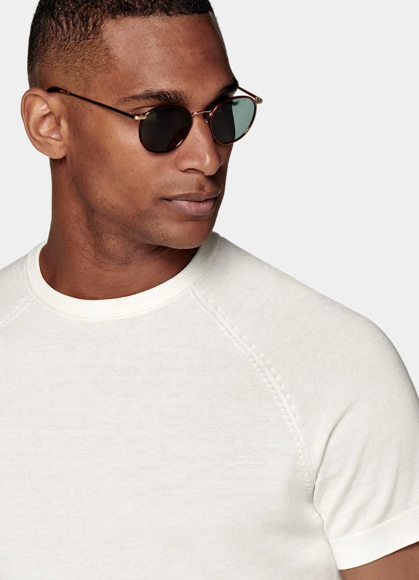 White Short Sleeve Crewneck 3 White Short Sleeve Crewneck - Image 3