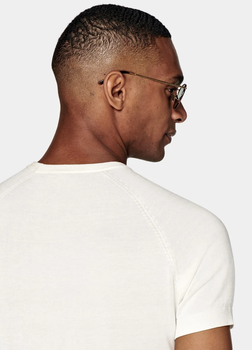 White Short Sleeve Crewneck 6 White Short Sleeve Crewneck - Image 6