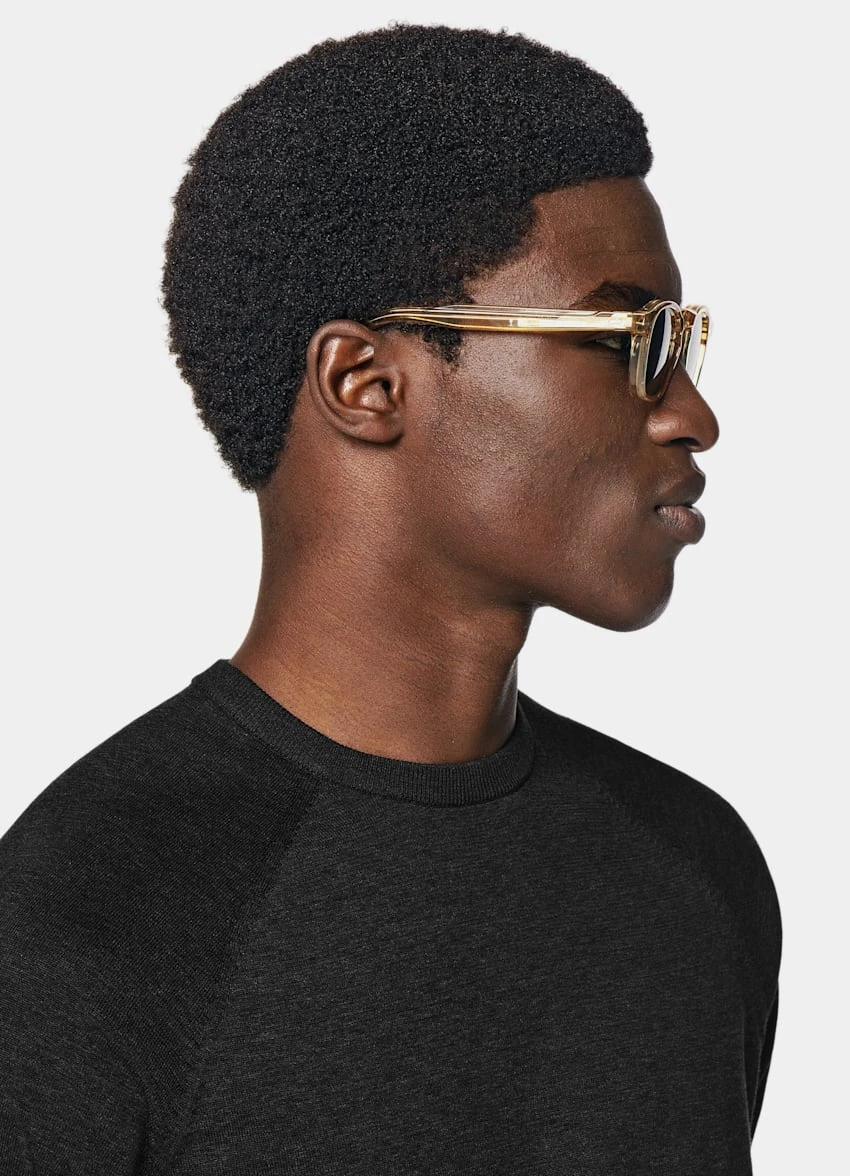 Dark Grey Short Sleeve Crewneck 1 Dark Grey Short Sleeve Crewneck