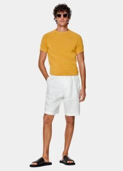 Yellow Short Sleeve Crewneck 10 Yellow Short Sleeve Crewneck -Suit Supply SW1635 104