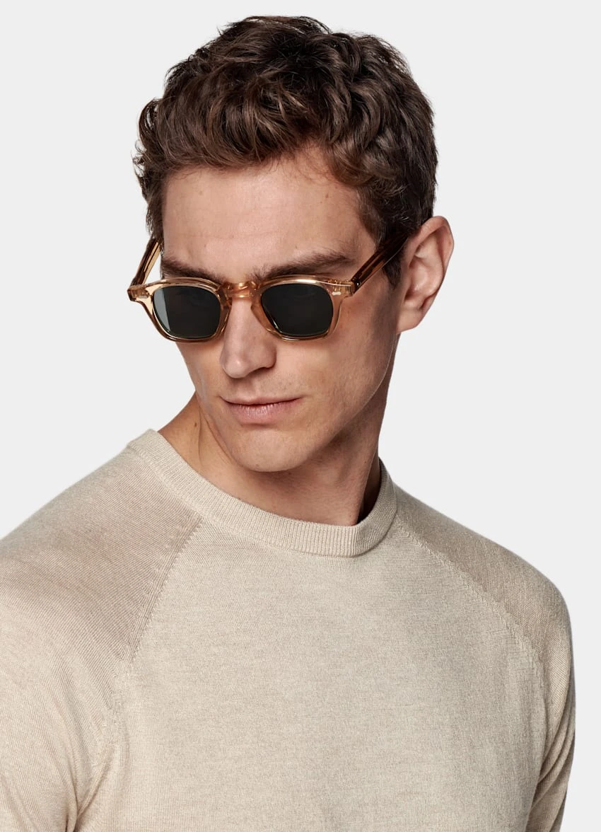 Sand Short Sleeve Crewneck 1 Sand Short Sleeve Crewneck