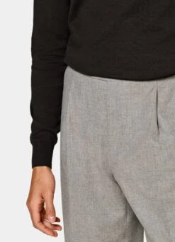 Dark Brown Long Sleeve Polo Shirt 10 Dark Brown Long Sleeve Polo Shirt -Suit Supply SW1657 103