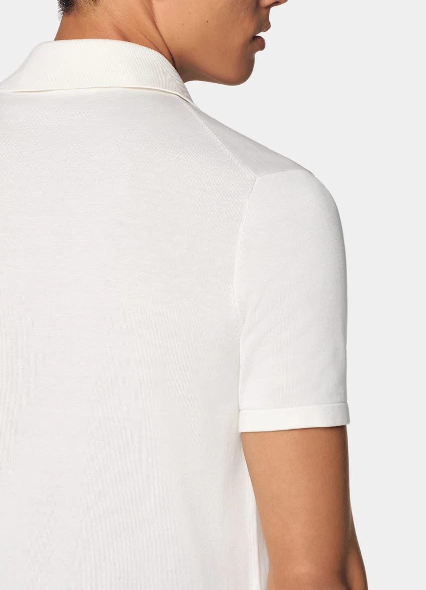 Off-White Polo Cardigan 3 Off-White Polo Cardigan - Image 3