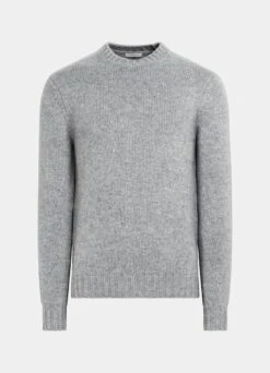 Light Grey Crewneck 15 Light Grey Crewneck -Suit Supply SW1702 25