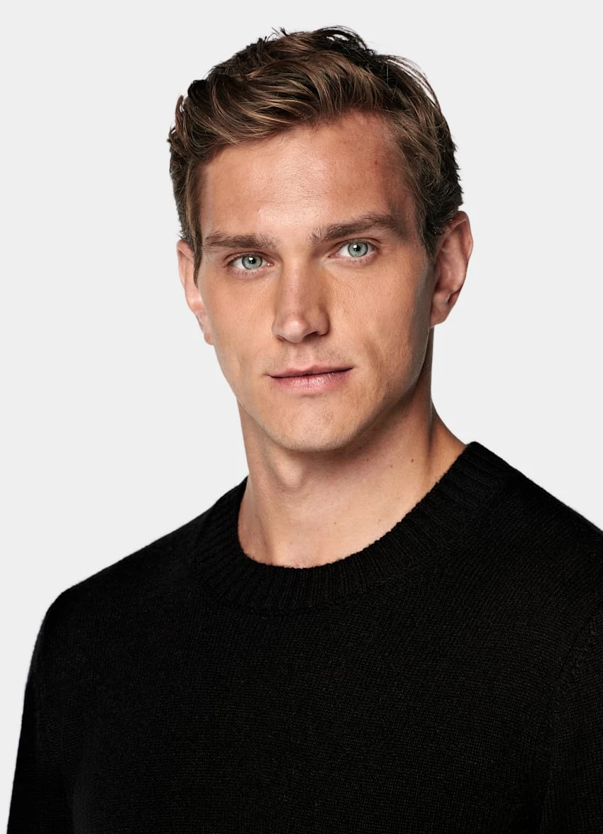 Black Crewneck 1 Black Crewneck