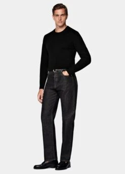 Black Crewneck 10 Black Crewneck -Suit Supply SW1703 104