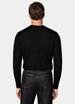 Black Crewneck 11 Black Crewneck -Suit Supply SW1703 105