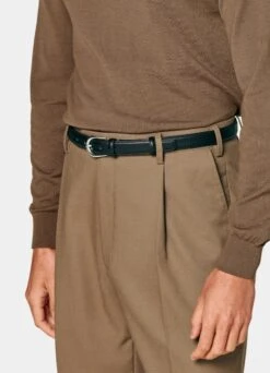 Mid Brown Turtleneck -Suit Supply SW1713 103