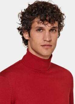 Red Turtleneck