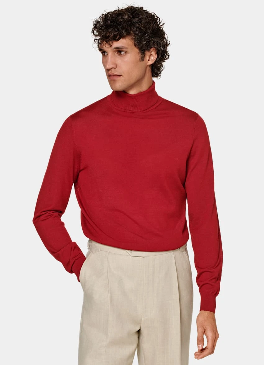 Red Turtleneck 2 Red Turtleneck - Image 2