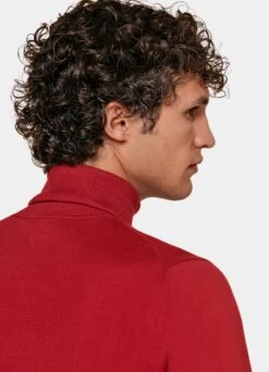 Red Turtleneck 13 Red Turtleneck -Suit Supply SW1714 106