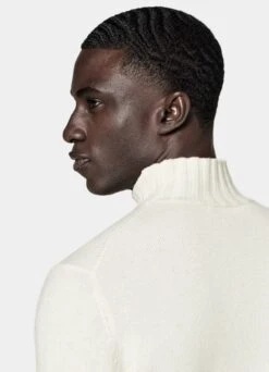 Off-White Mock Neck -Suit Supply SW1721 106