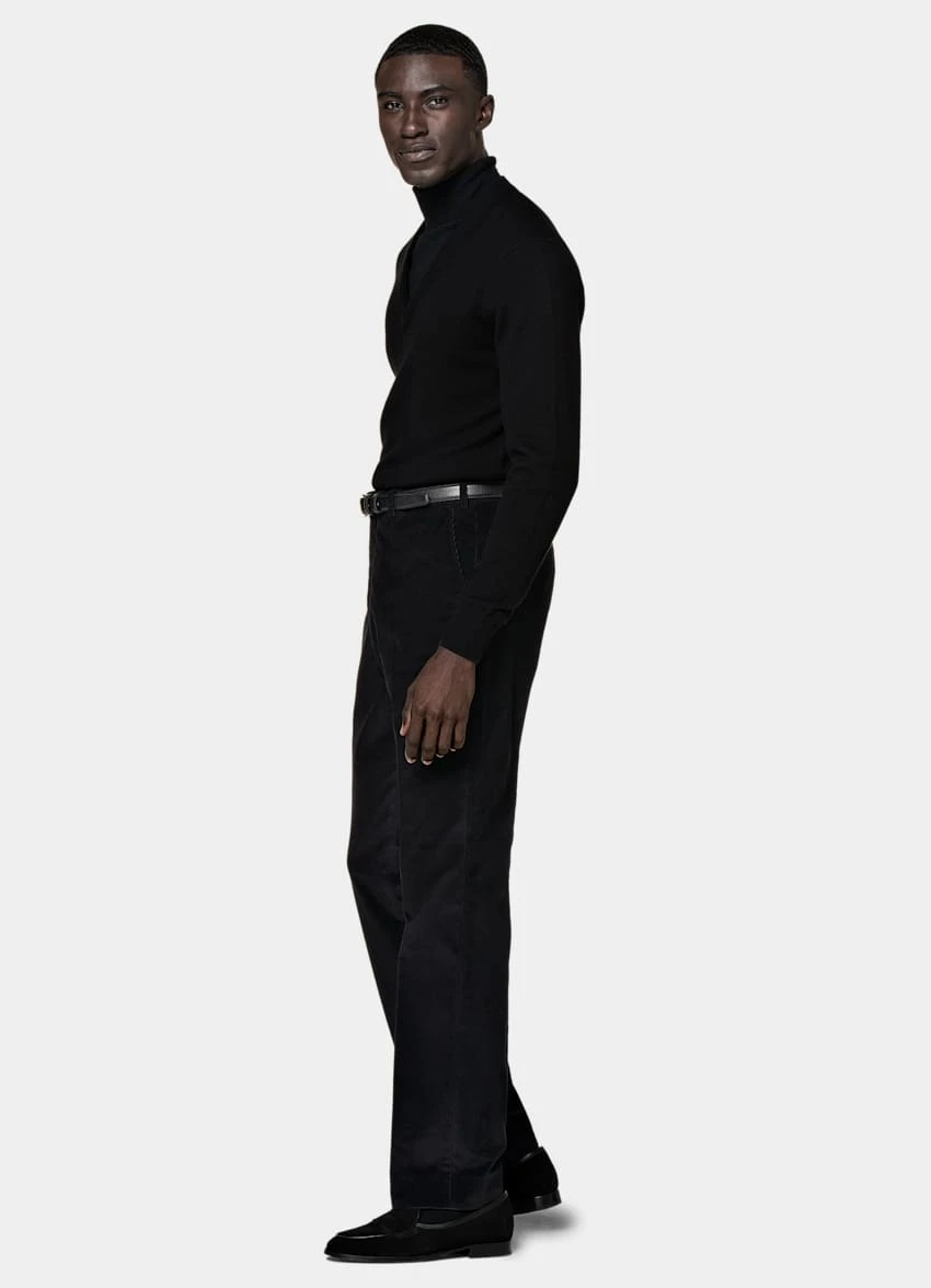 Black V-Neck 4 Black V-Neck - Image 4