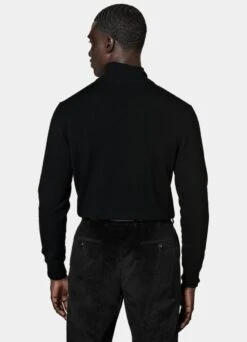Black V-Neck 11 Black V-Neck -Suit Supply SW1723 105