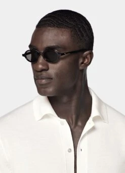 Off-White Long Sleeve Polo Cardigan