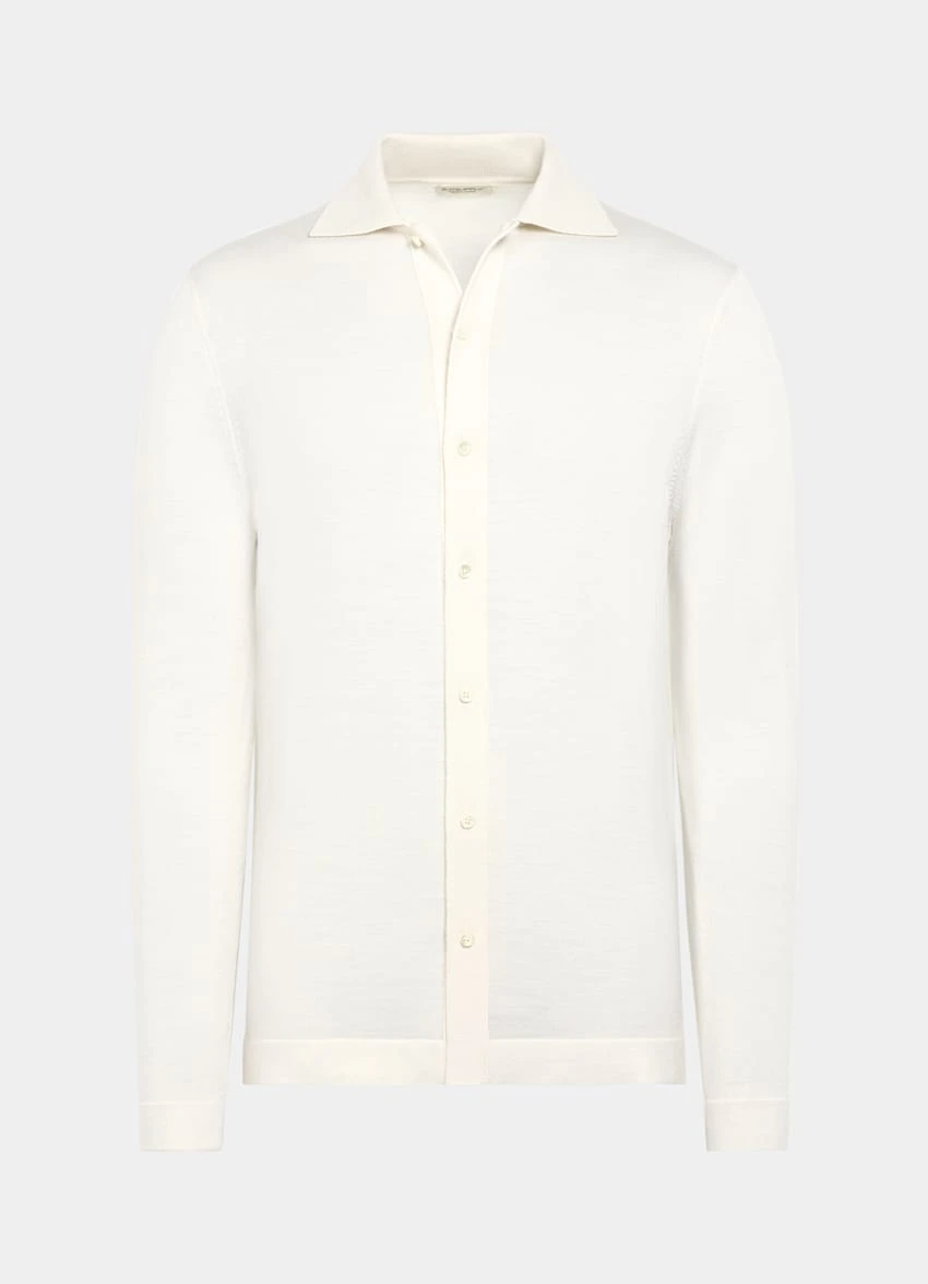 Off-White Long Sleeve Polo Cardigan 8 Off-White Long Sleeve Polo Cardigan - Image 8