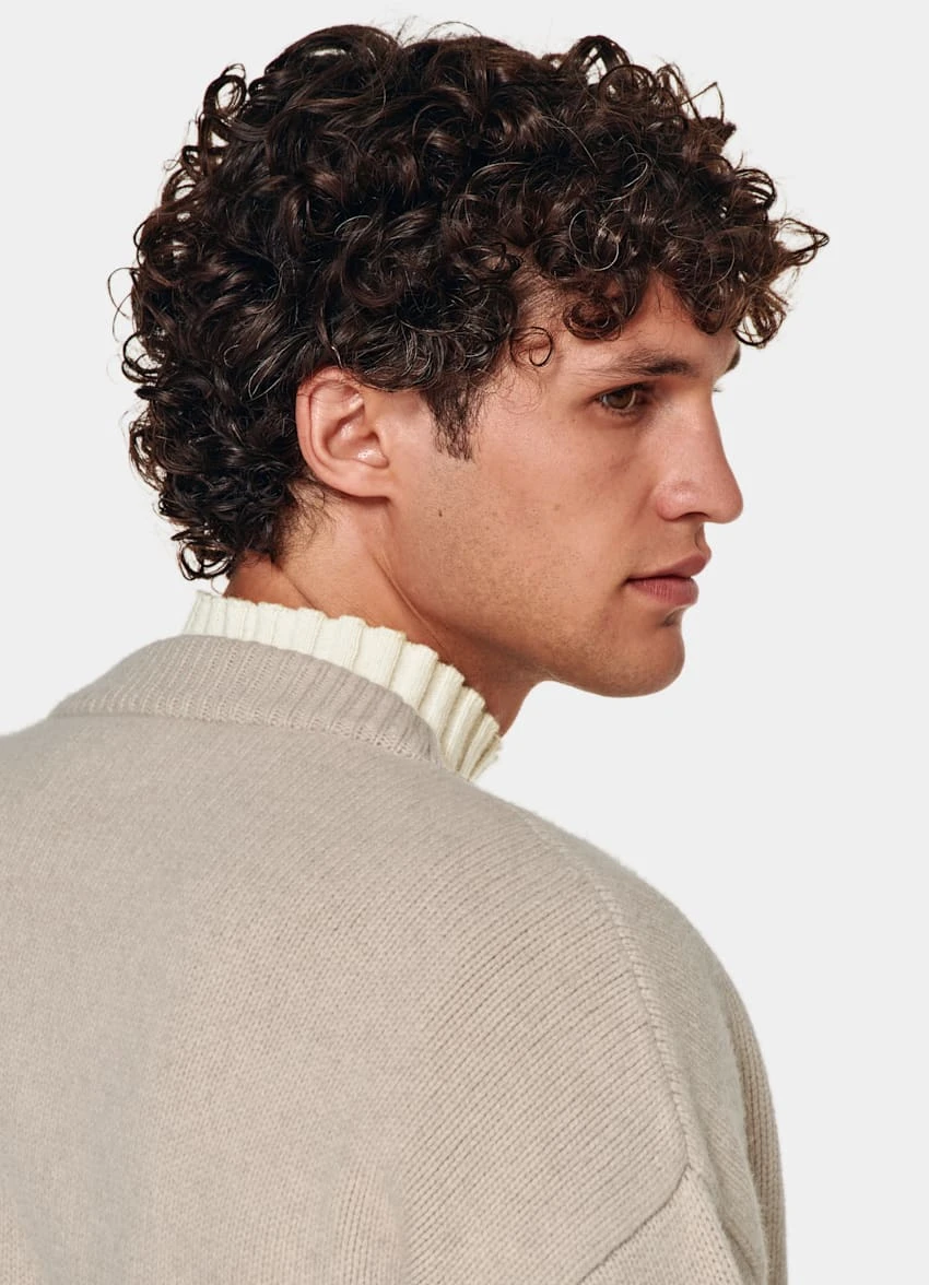 Sand Oversized Cardigan 6 Sand Oversized Cardigan - Image 6