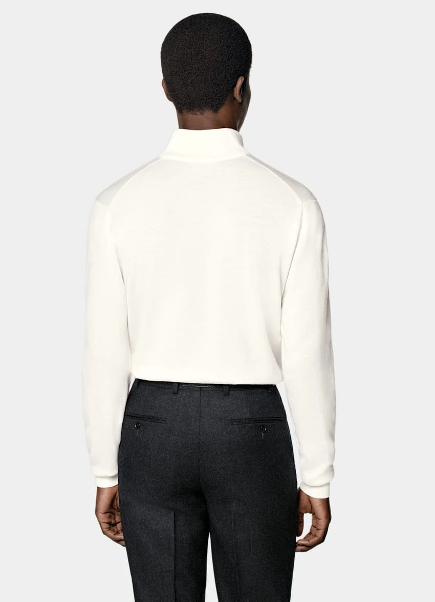 Off-White Half Zip 5 Off-White Half Zip - Image 5