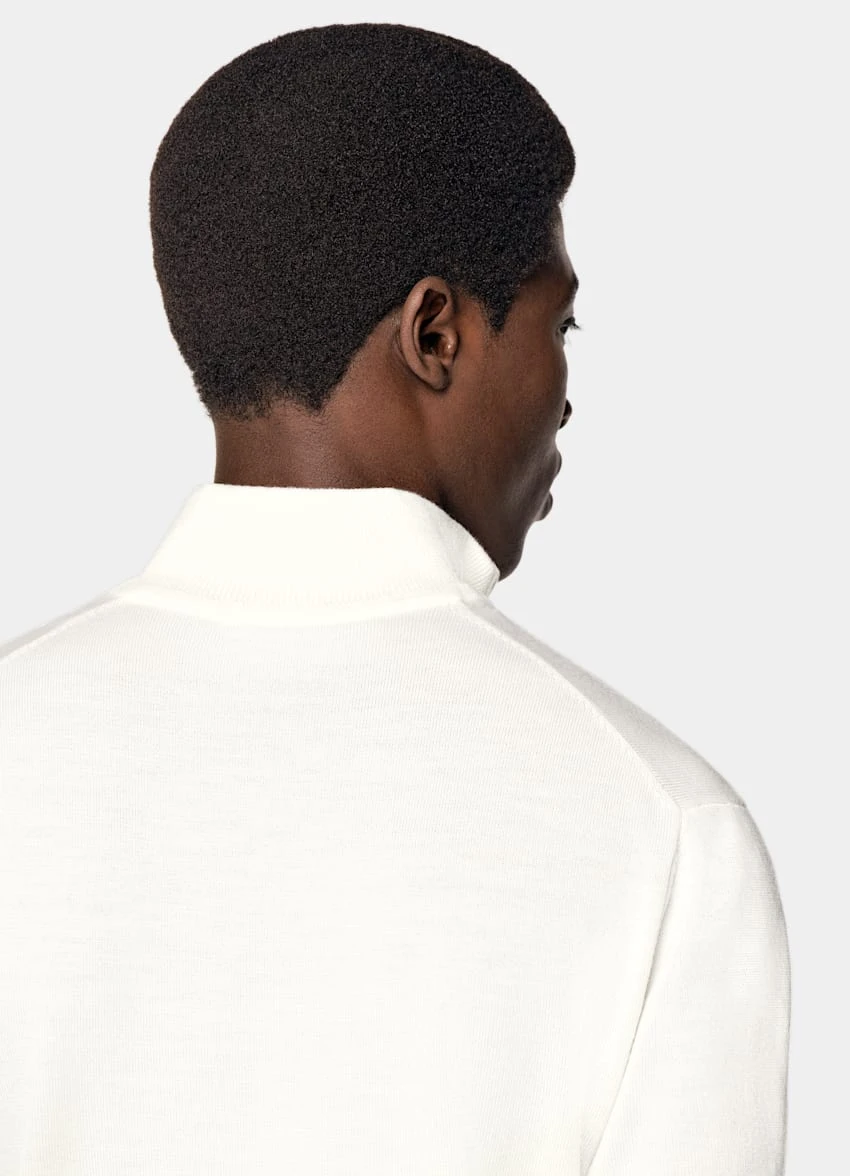 Off-White Half Zip 6 Off-White Half Zip - Image 6
