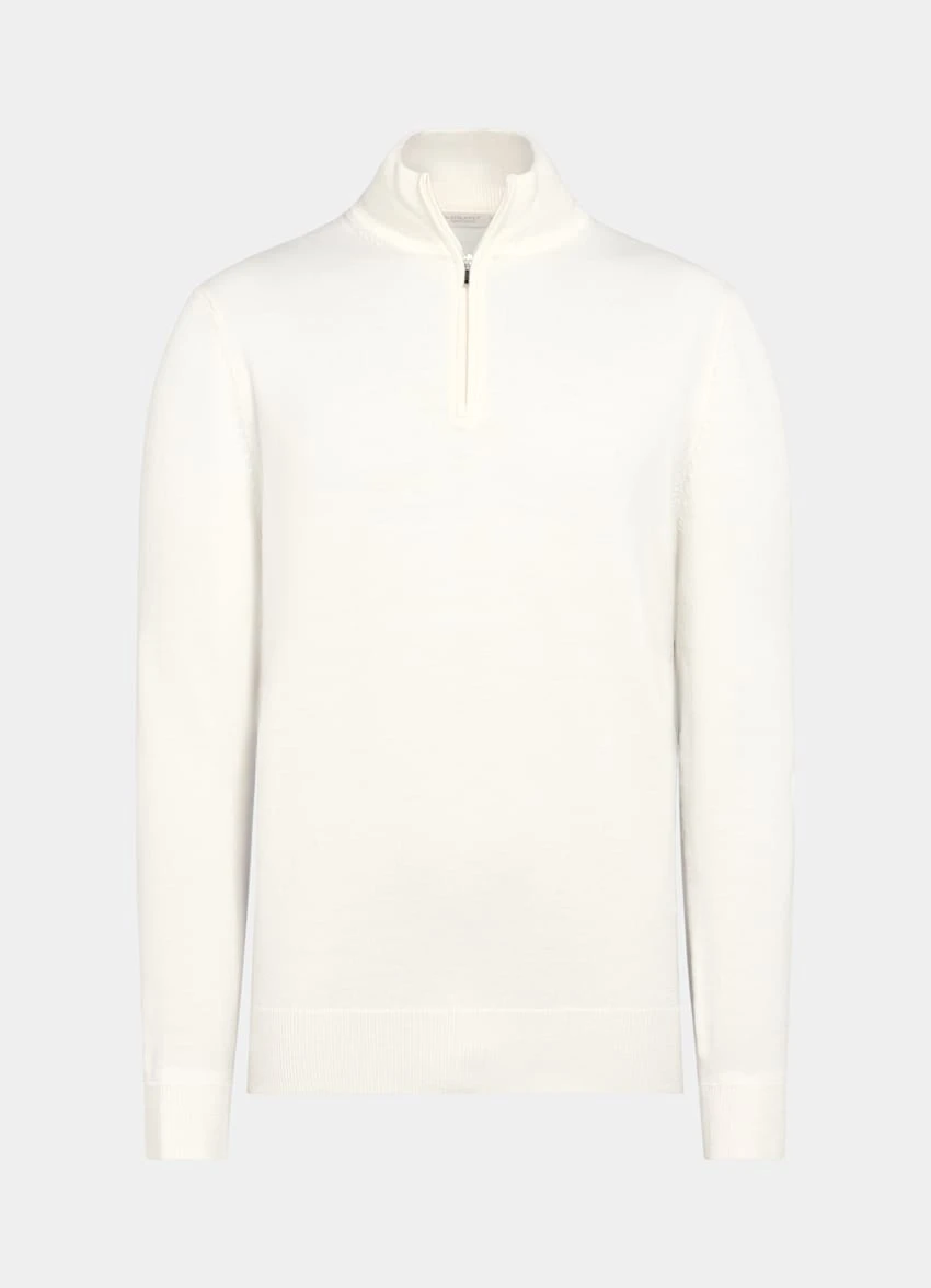 Off-White Half Zip 8 Off-White Half Zip - Image 8