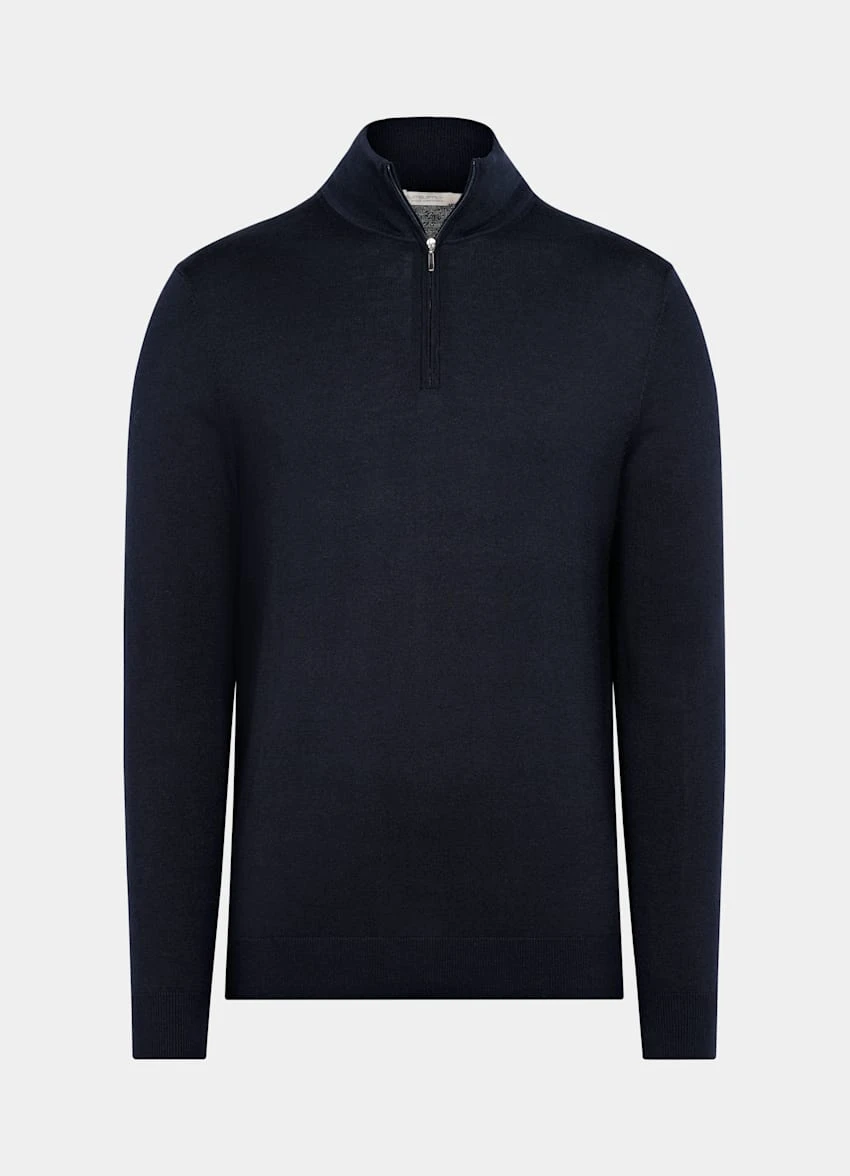 Navy Half Zip 8 Navy Half Zip - Image 8