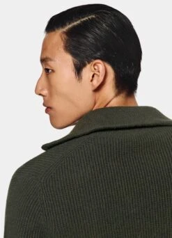 Dark Green Half Zip -Suit Supply SW1745 106