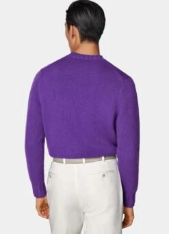 Purple Crewneck -Suit Supply SW1746 105