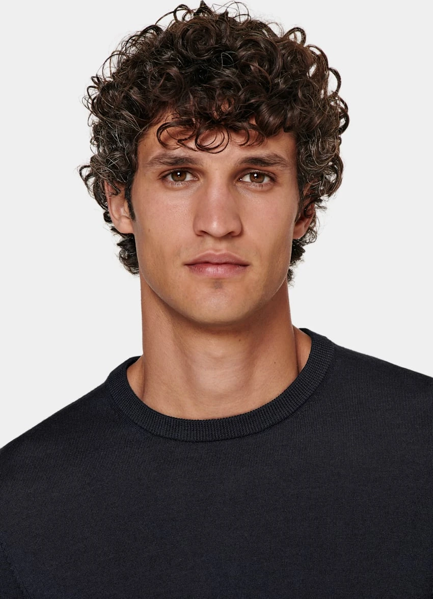 Navy Crewneck 1 Navy Crewneck