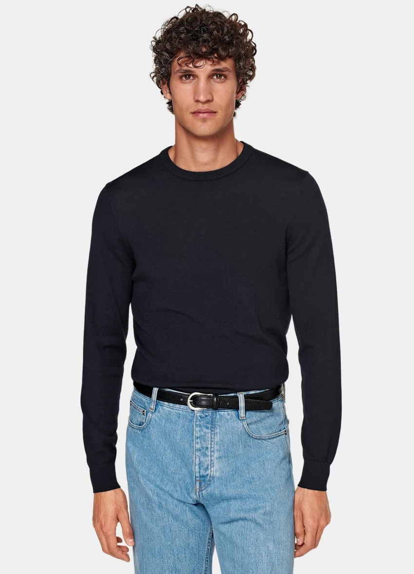 Navy Crewneck 2 Navy Crewneck - Image 2