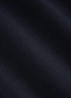 Navy Long Sleeve Polo Cardigan -Suit Supply SW1810 23