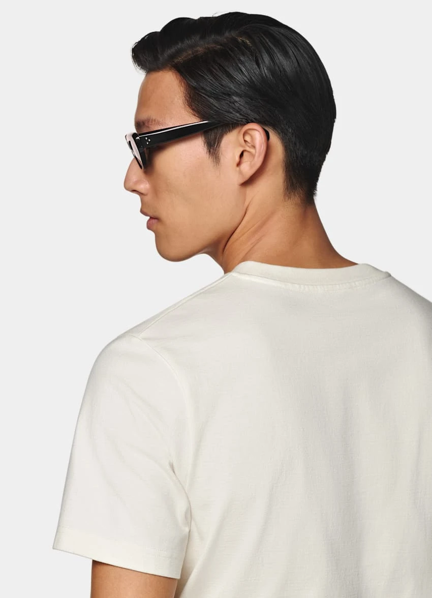 Off-White Crewneck T-shirt 3 Off-White Crewneck T-shirt - Image 3