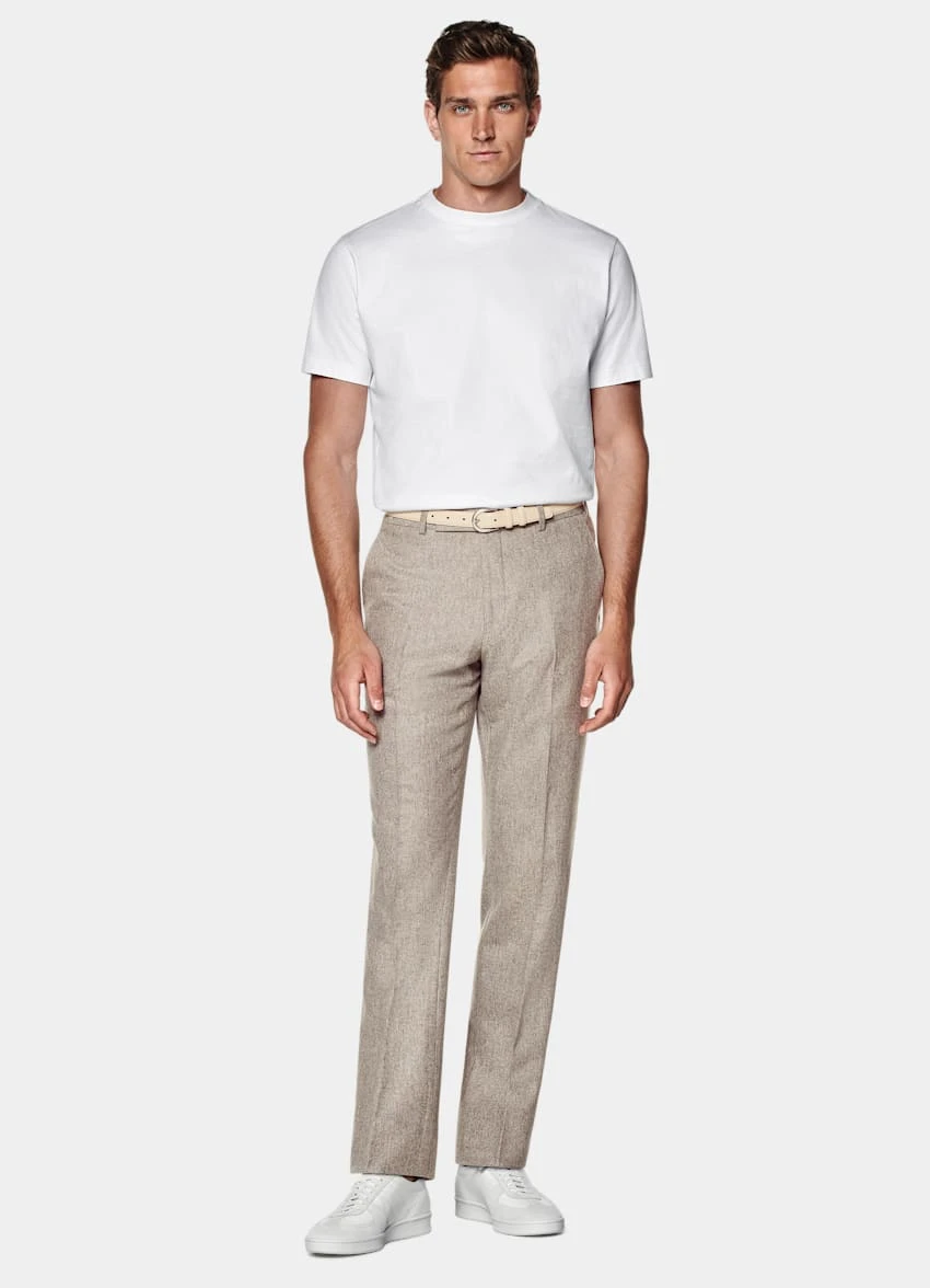 White Crewneck T-shirt 4 White Crewneck T-shirt - Image 4