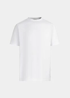 White Crewneck T-shirt 15 White Crewneck T-shirt -Suit Supply SW1825 25