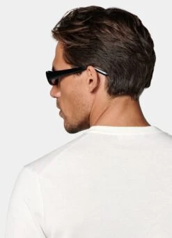 Off-White Short Sleeve Crewneck -Suit Supply SW1828 106