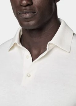 Off-White Polo Shirt -Suit Supply SW1835 103